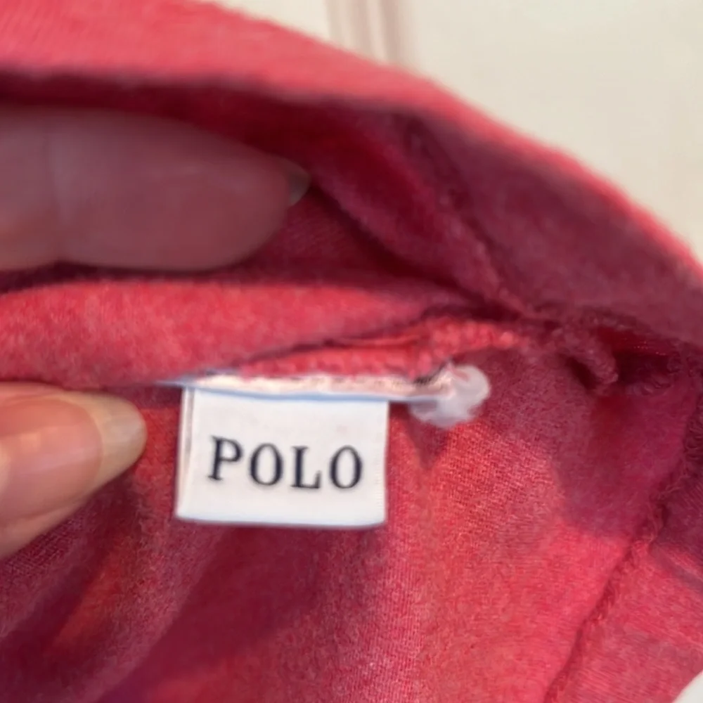 Polo by Ralph Lauren. Is Tom Slim Fit Red V-neck T-shirt Medium